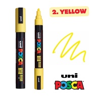 UNI POSCA  ปากกาพอสก้า Posca 3M และ 5M สีพาสเทล สีสว่าง ปากกาเพ้นท์อเนกประสงค์ ปากกาเพ้นท์รองเท้า โมเดล ยูนิ