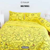 (ส่งฟรี) TULIP Delight สไมลีย์เวิลด์ DLC100 ลิขสิทธิ์แท้ Smiley World ชุดผ้าปูที่นอน ผ้าห่ม ผ้านวม พ