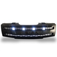 กระจังหน้า พลาสติก ABS อย่างดี รุ่น นิสสัน นาวาร่า ปี 2005 - 2013 NISSAN NAVARA D40 ไฟสีขาวและเหลือง