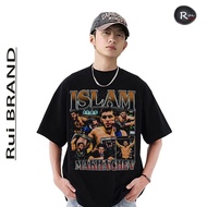 Trendy Islam Makhachev Printed Unisex 100% Cotton T - Shirt S - 5XL for Fight Enthusiasts