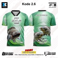 Jersey Mancing Nila Mujaer Custom Lengan Panjang Desain Sendiri Free Nama Dan Logo Murah Terbaru Kod