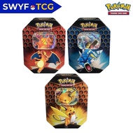 Pokemon TCG : Hidden Fates Tin, 4 Packs Inside Tin + Promo Card , Trading Card  Games