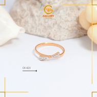 16K Gold and 6K 8K Ribbow Ribbon Gold Ring CK 423 Gallery 21