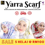 [CLOSING SALES] Tudung Bawal Yarra Edisi Oktober | Bawal Anti Kedut | Bidang 48 | Hinata Chiffon | S