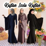 Kaftan Kurung Kain Pario Ironless kurung Moden Lace Baju Raya 2024 Moden Muslimah Jubah Dress Pario Kaftan