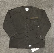 WTAPS SCOUT LS COTTON OXFORD GARMENT DYED WASH SHIRT JACKET WTUVA MILITARY CLASSIC VINTAGE WASHED AR