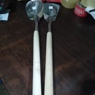 ♞,♘,♙super long wood handle sandok and sianse