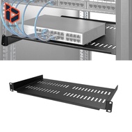 [Blesiya] 1U Rack 44 Lbs/20 Kg Steel 1U Server Rack Shelf for Device Computer Desktop