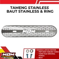 MDM RACING MUFFLER TAMENG STAINLISH CUTTING MDM KENALPOT MDM