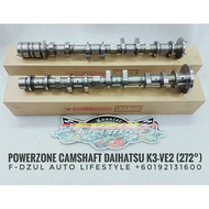 Powerzone Billet Camshaft Daihatsu K3-VE2 Myvi Alza 3SZ 272°