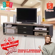 6 Feet TV Cabinet Wood / Hall Cabinet / Lounge Cabinet / Display Cabinet