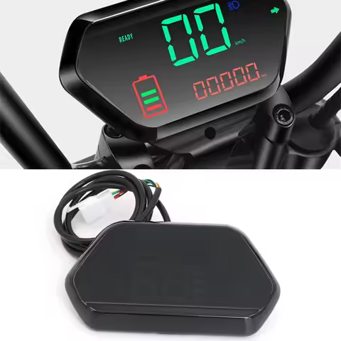 Citycoco Speedometer LED Display Meter 48/60/72V Meter Speed Battery Turn Light Head Light Display F