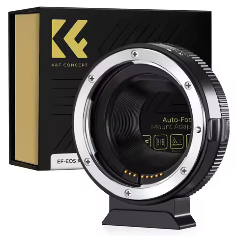 K&F Concept EOS to EOS M II Auto Focus Lens Adapter for Canon EF EFS Mount Lens to Canon EOS M M1 M2
