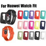 Huawei Watch Fit Case huawei watch fit new , huawei watch fit elegant Soft Silicone Protection Cover huaweiwatch fit Case Huawei Fit Protective Case Cover for Huawei Watch Fit Accessory