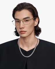 MUJOSH - Gọng kính chữ nhật nam bản mỏng MJ12FM1065-GDC2