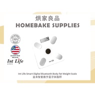 INT LIFE Smart Digital Bluetooth Body Fat Weight Scale 17 Body Metrics Long Battery Life Solar Power