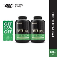 Optimum Nutrition Micronized Creatine Powder Recovery and Muscle Growth (600g) x2 - Bundle Deals