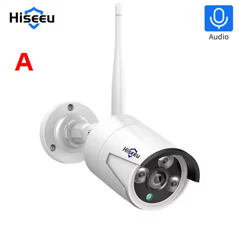 Hiseeu 3/5MP Wireless IP Camera 3.6mm Lens Waterproof Security WiFi Camera for Hiseeu Wireless CCTV 