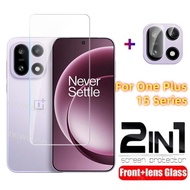 2in1 Screen Protector Tempered Glass For OnePlus 15 13 R S T 13r 13s 13t 5G 2025 OnePlus15 1+15 OneP
