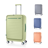 AMERICAN TOURISTER Trolley Luggage Open Front Cover (28 Inches) FRONTEC OS SPINNER 75/28 EXP TSA