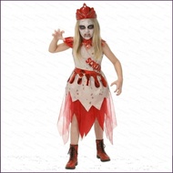 YT2 Kids Halloween Scary Bloody Queen Cosplay Costume Party Performance Outfit YT2