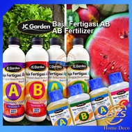 JC Garden AB Fertilizer For Vegetable Fruit Flower / Baja AB Baja Sayur Buah Hidroponik Bunga