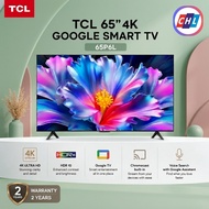 TCL 65" 4K UHD GOOGLE  SMART TV 65P6L - MEET GOOGE TV NOW WITH GEMINI