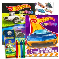 Hot Wheels Coloring Books Bulk for Kids - Hot Wheels Coloring Art Set Bundle includes 2 Coloring Boo