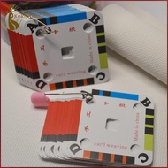 [kokiya] Weaving Card Paper Loom Cards 8 Inch Shuttle Tablet Accessories for Knitting Loom Projects