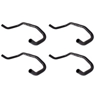 4X Bike Bullhorn Handlebar Aluminum Alloy 25.4mm 390mm Bicycle Handlebar for Fixed Gear Bike Road Bi