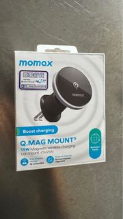 momax Q.Mag mount5 magnetic wireless charging car mount超快無線車充