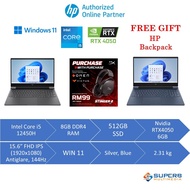 HP Victus 15-FA1231TX blue, 15-FA1232TX Silver Laptop (Intel Core i5-12450H, 8gb ram, 512gb ssd, Nvi