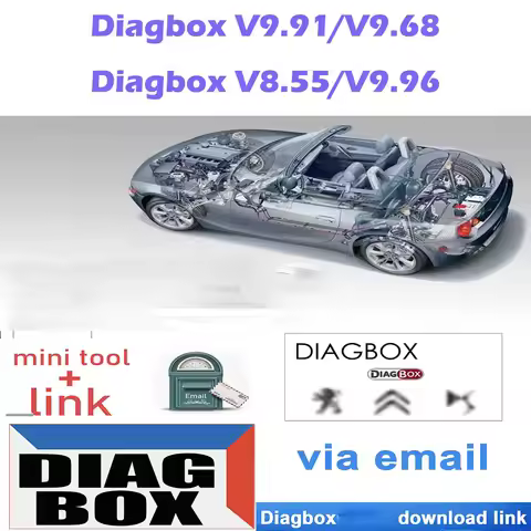 Diagbox V9.96 V9.91 V8.55 Full Update for Lexia3 PP2000 - Citr-oen Peu-geot Diagnostic Tool 2022 Ver