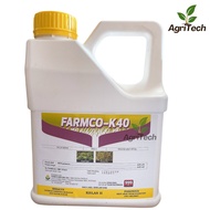 ￼4L Farmco-K40  / MCPA-Potassium 40% / Racun Keladi Agas / Sesuai guna pada padi / NU 40K /Fezone  4