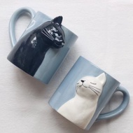 SS Ceramic Love Mug Couple Set Matching Cup Hadiah Pasangan Sweet Cute Gift Wedding Anniversary Cawa