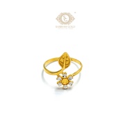 SABIHAHGOLD Ring Fashion 916/22K Original Gold (GR0001801)