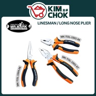 MR.MARK Long Nose Plier 6"(MK-TOL-1504-06) & Linesman Plier 6"/ 7"(MK-TOL-1501-06 / MK-TOL-1501-07)