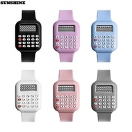 SUNSHINE Micro Calculator Watch, Multifunctional Cartoon Electronic Digital Calculator, Casual Date 