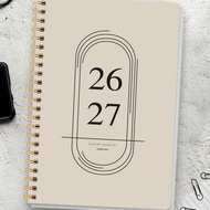 2026 Monthly Planner Hardcover, A4 Minimal Spiral Monthly Calendar Notebook With Notes & To-Do Lists