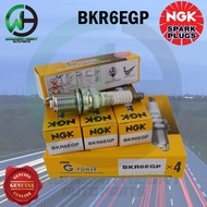 NGK GPOWER Spark Plug BKR6EGP For Proton Wira , Waja , Kia Spectra , Perodua Myvi 1.3 old  [ Origina