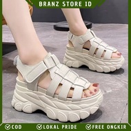 BRANZ STORE - WOMEN'S MOUNTAIN WEDGES SANDALS WITH 7 CM HEELS, KOREAN STYLE MODEL, WOMEN'S MODERN SA