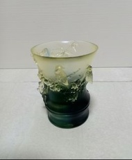 台灣 Tittot 琉園 2004年作品 翠鳥竹林 限量版 編號1237