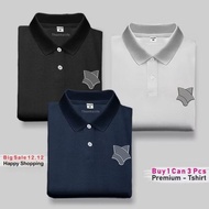 KATUN Buy 1 Get 3 T-Shirt Packages Original Unsiex Men's Cotton Fox Logo Motif