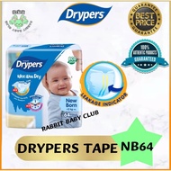 Drypers Wee Wee Dry NewBorn NB 60(1 Pack) new packing