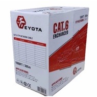 Eyota cat6 black outdoor FTP LAN cable eyota 305 meter outdoor cat6 LAN cable