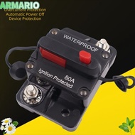 IARMARIOQR Circuit Breaker Switch, Metal Voltage Protection Circuit Breaker, Recoverable Overcurrent