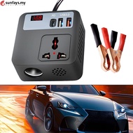 【S-HOT】Car Inverter Power Inverter 12V To 220V Car Adapter 12V Inverter Invertor Ports