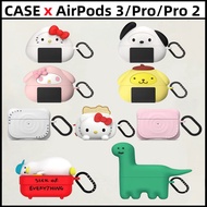 CASETIFY Essentials by Ripple【Sanrio Hello Kitty My Melody Pom Pom Purin Pochacco】SSEBONG TPU AirPod