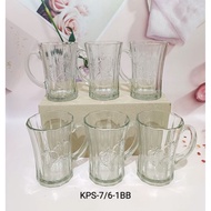 Glass cups containing 6 KPS-7