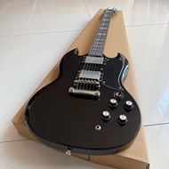 Gibson SG electric guitar, Professional level, peach blossom core xylophone body.